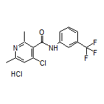 4-Chloro-2,6-dimethyl-N-[3-(trifluoromethyl)phenyl]nicotinamide Hydrochloride