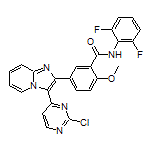 5-[3-(2-Chloropyrimidin-4-yl)imidazo[1,2-a]pyridin-2-yl]-N-(2,6-difluorophenyl)-2-methoxybenzamide