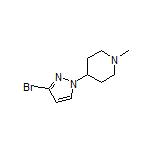 4-(3-Bromo-1-pyrazolyl)-1-methylpiperidine