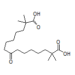 2,2,14,14-Tetramethyl-8-oxopentadecanedioic Acid