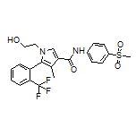 1-(2-Hydroxyethyl)-4-methyl-N-[4-(methylsulfonyl)phenyl]-5-[2-(trifluoromethyl)phenyl]pyrrole-3-carboxamide