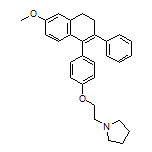 1-[2-[4-(6-Methoxy-2-phenyl-3,4-dihydronaphthalen-1-yl)phenoxy]ethyl]pyrrolidine