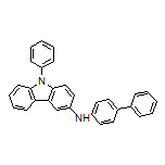 N-(4-Biphenylyl)-9-phenylcarbazol-3-amine