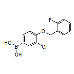 3-Chloro-4-[(2-fluorobenzyl)oxy]phenylboronic Acid