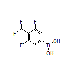 4-(Difluoromethyl)-3,5-difluorophenylboronic Acid