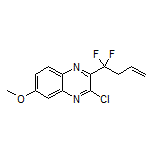 3-Chloro-2-(1,1-difluoro-3-butenyl)-6-methoxyquinoxaline