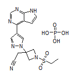 2-[3-[4-(7H-Pyrrolo[2,3-d]pyrimidin-4-yl)-1-pyrazolyl]-1-(ethylsulfonyl)azetidin-3-yl]acetonitrile Phosphate