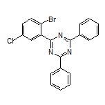 2-(2-Bromo-5-chlorophenyl)-4,6-diphenyl-1,3,5-triazine