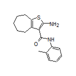 2-Amino-N-(o-tolyl)-5,6,7,8-tetrahydro-4H-cyclohepta[b]thiophene-3-carboxamide