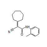 2-Cyano-2-cycloheptylidene-N-(o-tolyl)acetamide