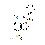 7-Methoxy-4-nitro-1-(phenylsulfonyl)indole