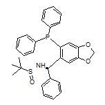 (R)-N-[(R)-[6-(Diphenylphosphino)benzo[d][1,3]dioxol-5-yl](phenyl)methyl]-2-methylpropane-2-sulfinamide