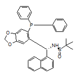 (R)-N-[(R)-[6-(Diphenylphosphino)benzo[d][1,3]dioxol-5-yl](naphthalen-1-yl)methyl]-2-methylpropane-2-sulfinamide