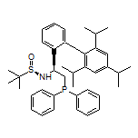 (R)-N-[(S)-2-(Diphenylphosphino)-1-(2’,4’,6’-triisopropyl-2-biphenylyl)ethyl]-2-methylpropane-2-sulfinamide