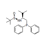 (R)-N-[(S)-1-(Diphenylphosphino)-3-methyl-2-butyl]-2-methylpropane-2-sulfinamide