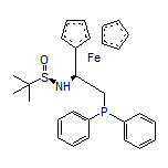 (R)-N-[(1S)-1-Ferrocenylethyl-2-(diphenylphosphino)ethyl]-2-methylpropane-2-sulfinamide