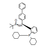 (R)-N-[(S)-[1,1’-Biphenyl]-4-yl[2-(dicyclohexylphosphino)phenyl]methyl]-2-methylpropane-2-sulfinamide