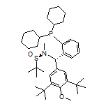 (R)-N-[(S)-(3,5-Di-tert-butyl-4-methoxyphenyl)[2-(dicyclohexylphosphino)phenyl]methyl]-N,2-dimethylpropane-2-sulfinamide