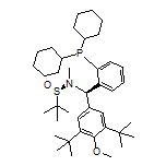 (R)-N-[(R)-(3,5-Di-tert-butyl-4-methoxyphenyl)[2-(dicyclohexylphosphino)phenyl]methyl]-N,2-dimethylpropane-2-sulfinamide