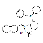 (R)-N-[(S)-[2-(Dicyclohexylphosphino)phenyl](naphthalen-2-yl)methyl]-N,2-dimethylpropane-2-sulfinamide