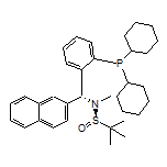 (R)-N-[(R)-[2-(Dicyclohexylphosphino)phenyl](naphthalen-2-yl)methyl]-N,2-dimethylpropane-2-sulfinamide