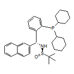 (R)-N-[(R)-[2-(Dicyclohexylphosphino)phenyl](naphthalen-2-yl)methyl]-2-methylpropane-2-sulfinamide