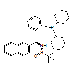 (R)-N-[(S)-[2-(Dicyclohexylphosphino)phenyl](naphthalen-2-yl)methyl]-2-methylpropane-2-sulfinamide