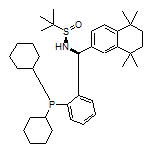 (R)-N-[(S)-[2-(Dicyclohexylphosphino)phenyl](5,5,8,8-tetramethyl-5,6,7,8-tetrahydronaphthalen-2-yl)methyl]-2-methylpropane-2-sulfinamide