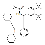 (R)-N-[(R)-[2-(Dicyclohexylphosphino)phenyl](5,5,8,8-tetramethyl-5,6,7,8-tetrahydronaphthalen-2-yl)methyl]-2-methylpropane-2-sulfinamide