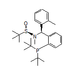 (R)-N-[(S)-[2-(Di-tert-butylphosphino)phenyl](o-tolyl)methyl]-N,2-dimethylpropane-2-sulfinamide