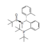 (R)-N-[(R)-[2-(Di-tert-butylphosphino)phenyl](o-tolyl)methyl]-N,2-dimethylpropane-2-sulfinamide