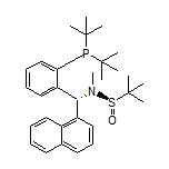 (R)-N-[(R)-[2-(Di-tert-butylphosphino)phenyl](naphthalen-1-yl)methyl]-N,2-dimethylpropane-2-sulfinamide