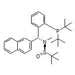 (R)-N-[(R)-[2-(Di-tert-butylphosphino)phenyl](naphthalen-2-yl)methyl]-N,2-dimethylpropane-2-sulfinamide