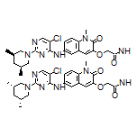 2-[[6-[[5-Chloro-2-[(3S,5R)-rel-3,5-dimethyl-1-piperidyl]-4-pyrimidinyl]amino]-1-methyl-2-oxo-1,2-dihydro-3-quinolyl]oxy]-N-methylacetamide
