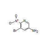3-Amino-5-bromo-6-nitropyridine