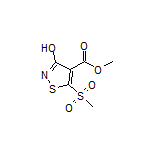 Methyl 3-Hydroxy-5-(methylsulfonyl)isothiazole-4-carboxylate