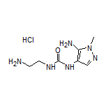 1-(5-Amino-1-methyl-4-pyrazolyl)-3-(2-aminoethyl)urea Hydrochloride