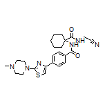 N-[1-[(Cyanomethyl)carbamoyl]cyclohexyl]-4-[2-(4-methyl-1-piperazinyl)-4-thiazolyl]benzamide