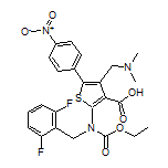 2-[(2,6-Difluorobenzyl)(ethoxycarbonyl)amino]-4-[(dimethylamino)methyl]-5-(4-nitrophenyl)thiophene-3-carboxylic Acid