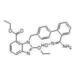 Ethyl 2-Ethoxy-1-[[2’-(N’-hydroxycarbamimidoyl)-4-biphenylyl]methyl]benzimidazole-7-carboxylate