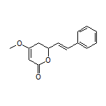 (E)-4-Methoxy-6-styryl-5,6-dihydro-2H-pyran-2-one