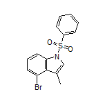 4-Bromo-3-methyl-1-(phenylsulfonyl)indole
