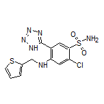 2-Chloro-5-(1H-tetrazol-5-yl)-4-[(thiophen-2-ylmethyl)amino]benzenesulfonamide