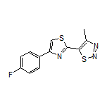 5-[4-(4-Fluorophenyl)-2-thiazolyl]-4-methyl-1,2,3-thiadiazole