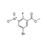 Methyl 5-Bromo-2-fluoro-3-nitrobenzoate