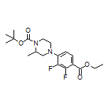 1-Boc-4-[4-(ethoxycarbonyl)-2,3-difluorophenyl]-2-methylpiperazine