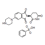 (S)-2-(2,6-Dioxo-3-piperidyl)-5-(1-piperazinyl)isoindoline-1,3-dione Benzenesulfonate