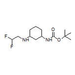N1-Boc-N3-(2,2-difluoroethyl)cyclohexane-1,3-diamine