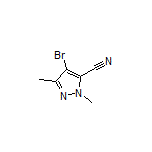 4-Bromo-1,3-dimethylpyrazole-5-carbonitrile