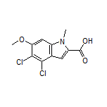 4,5-Dichloro-6-methoxy-1-methylindole-2-carboxylic Acid